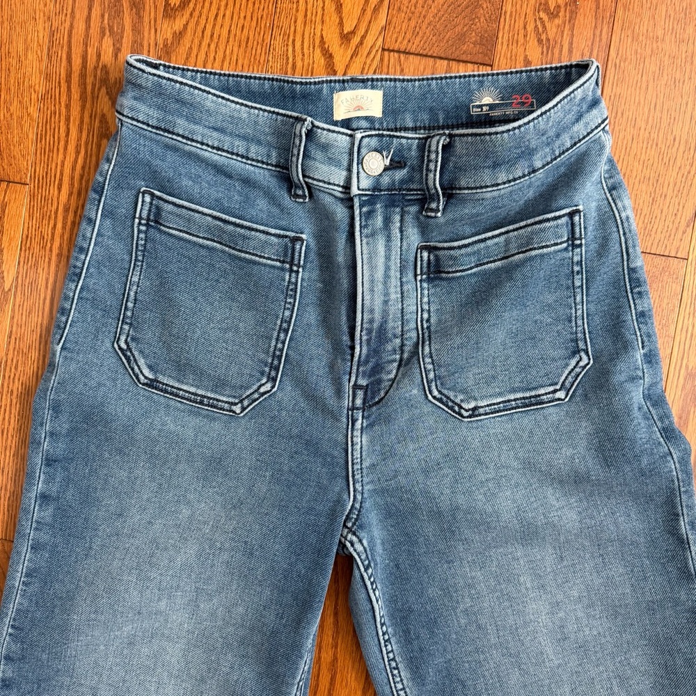 Faherty Stretch Terry Patch Pocket Pant Jeans - Picture 2 of 7